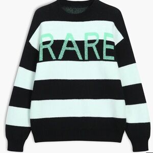 NWT Commense Rare Oversized Stripe Sweater XL